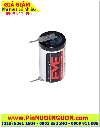 EVE ER14250 (chân thép 2 chấu hàn), Pin nuôi nguồn PLC EVE ER14250 lithium 3.6V 1/2AA 1200mAh